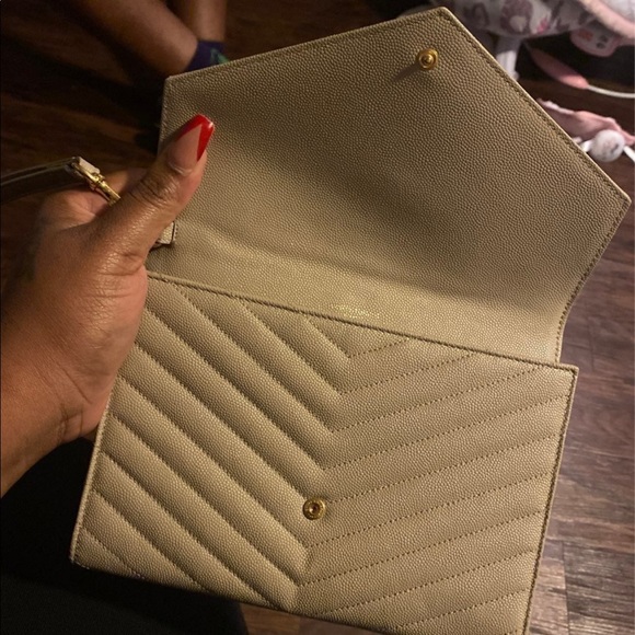 Saint Laurent clutch beige - Picture 2 of 4